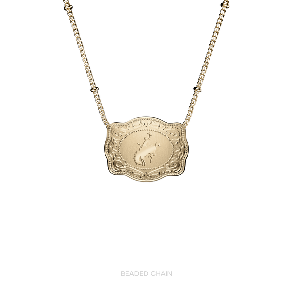 Bronc Buckle Necklace