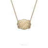 Checkered Buckle Necklace