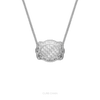 Checkered Buckle Necklace