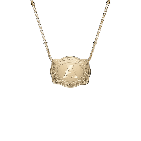 *HOLIDAY PRE-ORDER* Initial Buckle Necklace