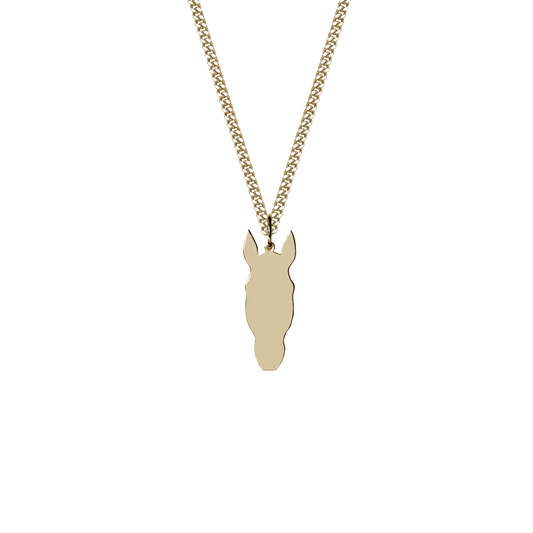 Horse Necklace (Customizable) - Gold