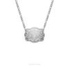 Lone Wolf Buckle Necklace