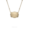 Mama Mini Belt Buckle Necklace