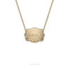 Mama Mini Belt Buckle Necklace