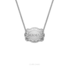 Mama Mini Belt Buckle Necklace