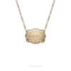 Mama Mini Belt Buckle Necklace