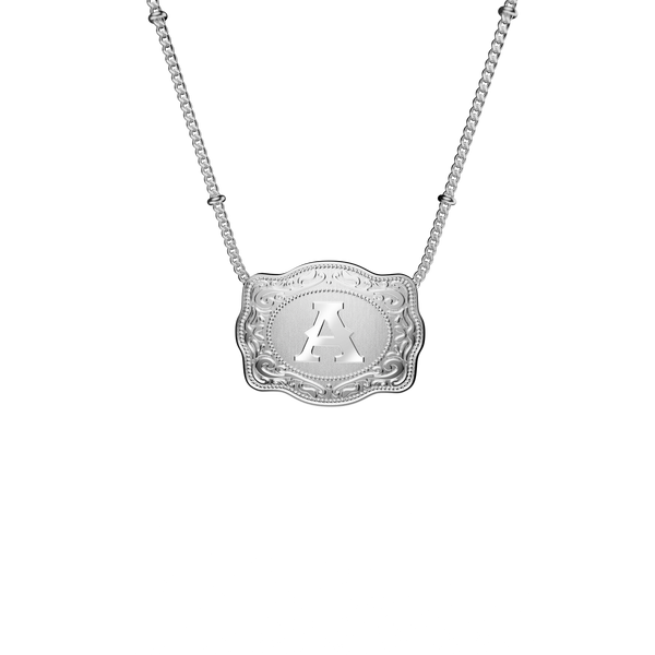 Initial Buckle Necklace