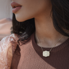 Initial Buckle Necklace